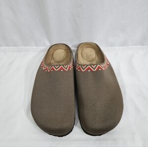 Cushionaire Sils Swiss Knit Clog Womens Size 10